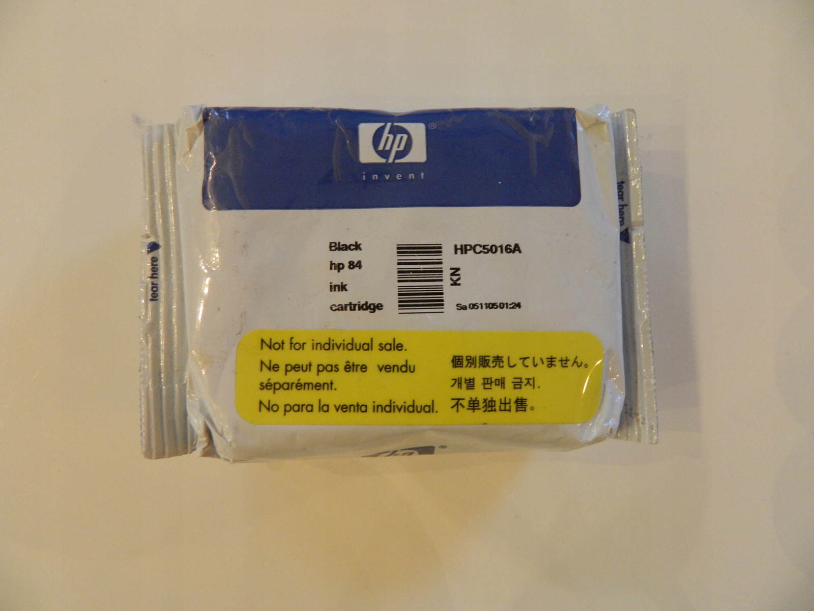 Originální Inkoust Hp 84 Black C5016A 69ML