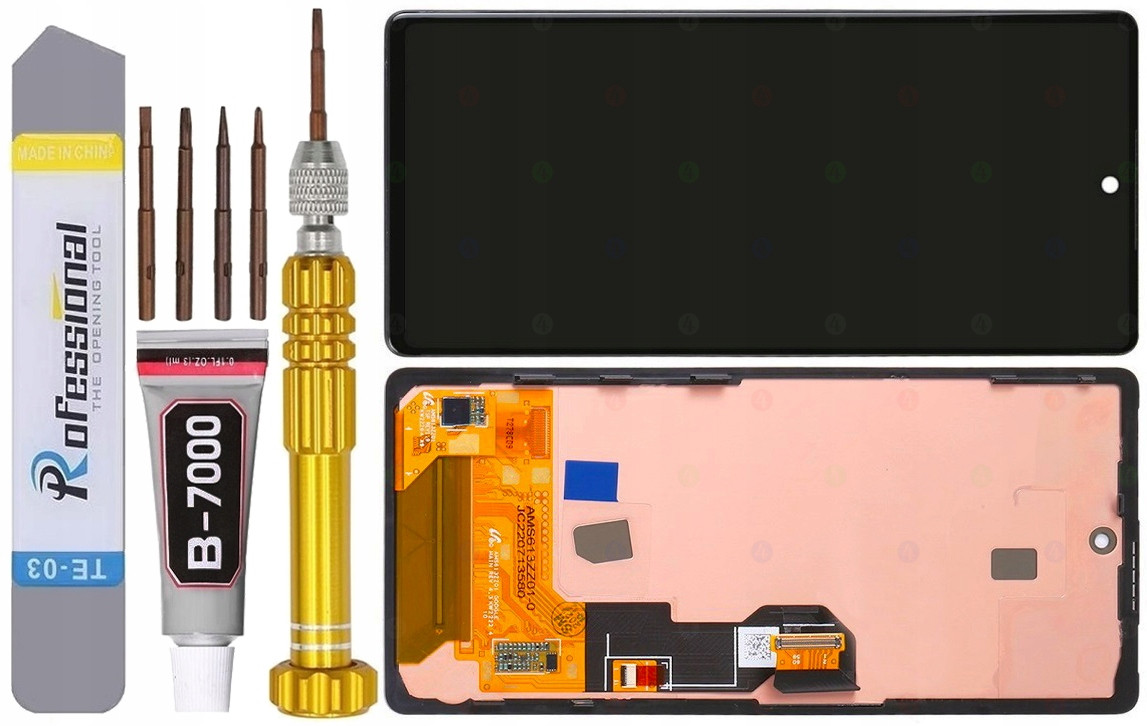 Displej Pro Google Pixel 6A Originál LCD Displej +rámeček