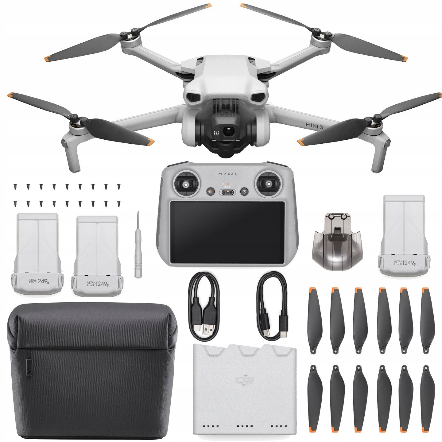 Dron 249g Dji Mini 3 Combo Rc 4K 6 km Set