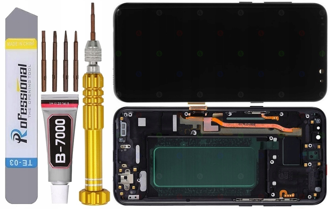 Displej Pro Samsung Galaxy S8 Plus G955 G955F Oled LCD +rámeček