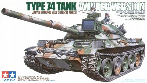 Verze zimní nádrže Tamiya 35168 Jgsdf Type 74