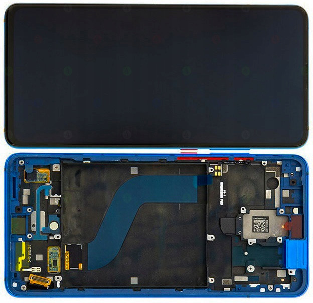Xiaomi MI 9T Pro Oled LCD displej Displej +rámeček Modrý