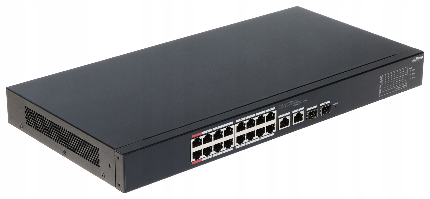 Switch Poe CS4218-16ET-135 16PORTOVÝ Sfp Dahua