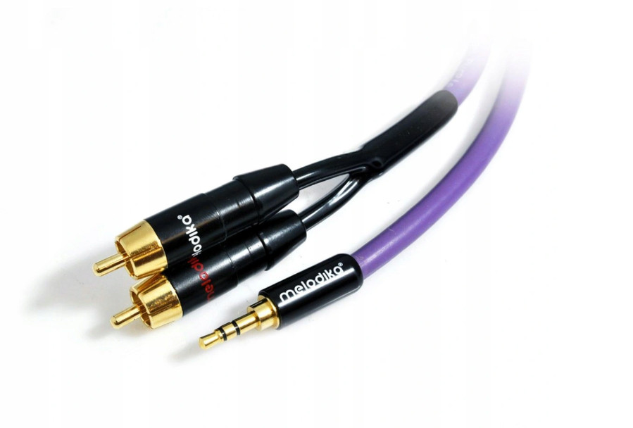 Melodika MDMJ2R70 Kabel Jack 3,5 2RCA Cinch 7m