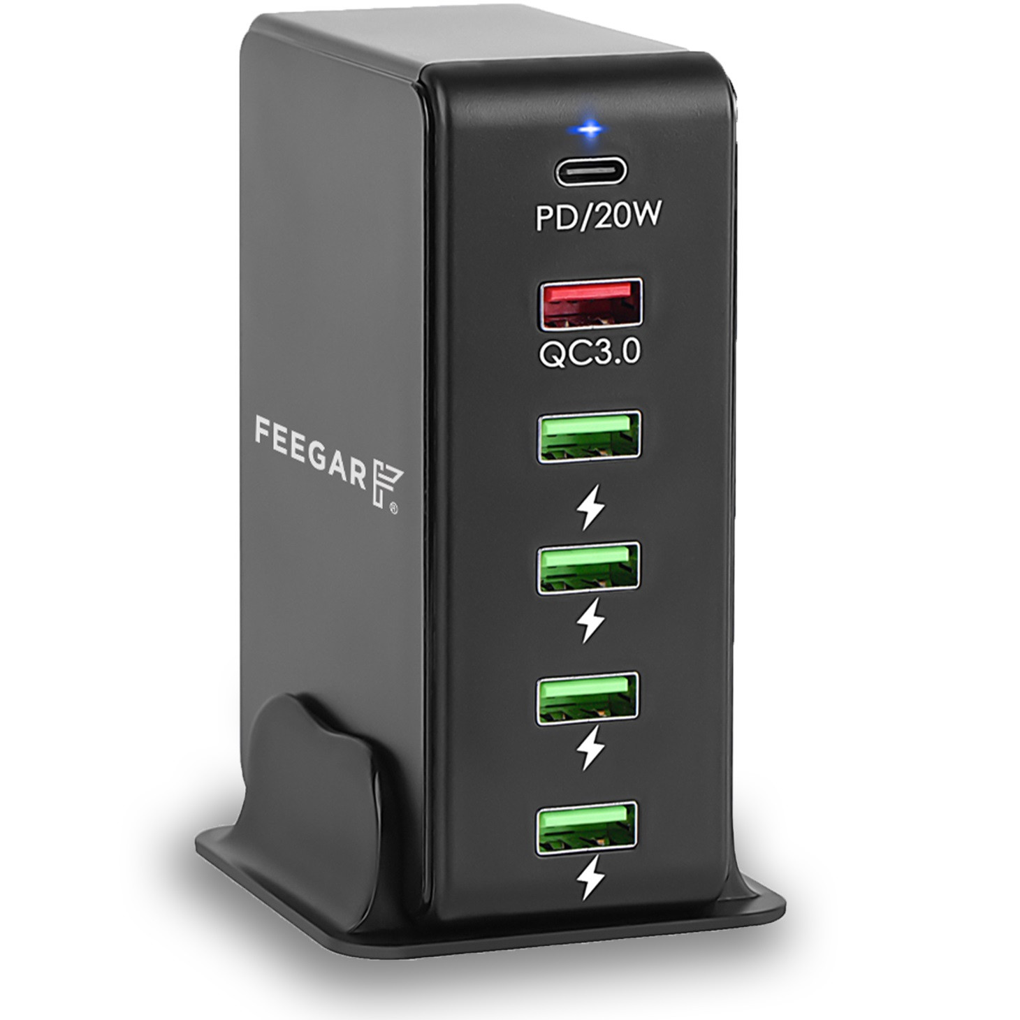 Nabíječka do sítě Feegar Tower 86W 6x Usb Typ C