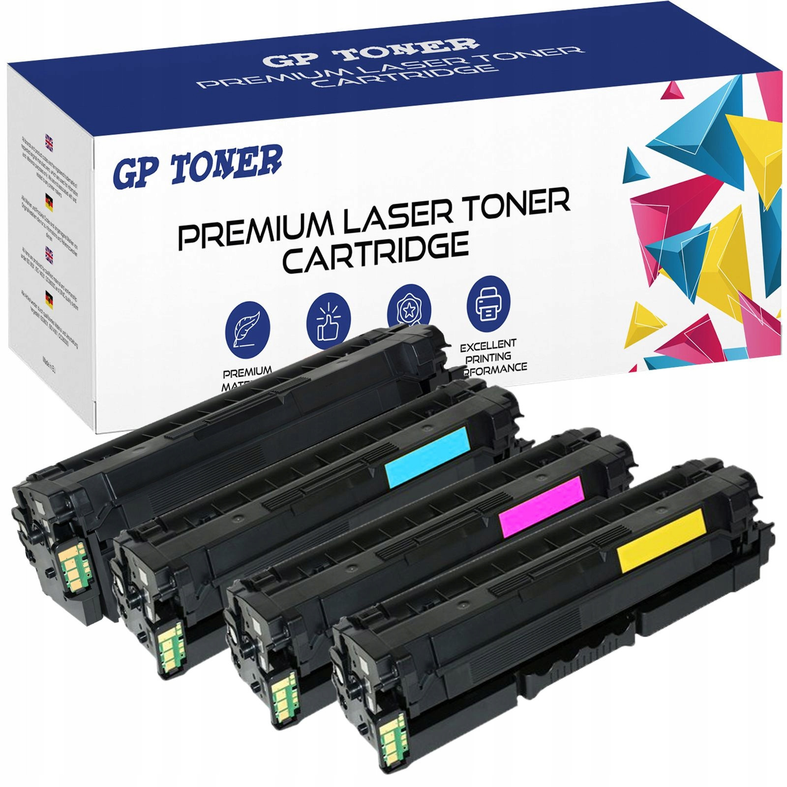 4x Toner pro Samsung CLT-C506L CLP680 CLX6260FD XL