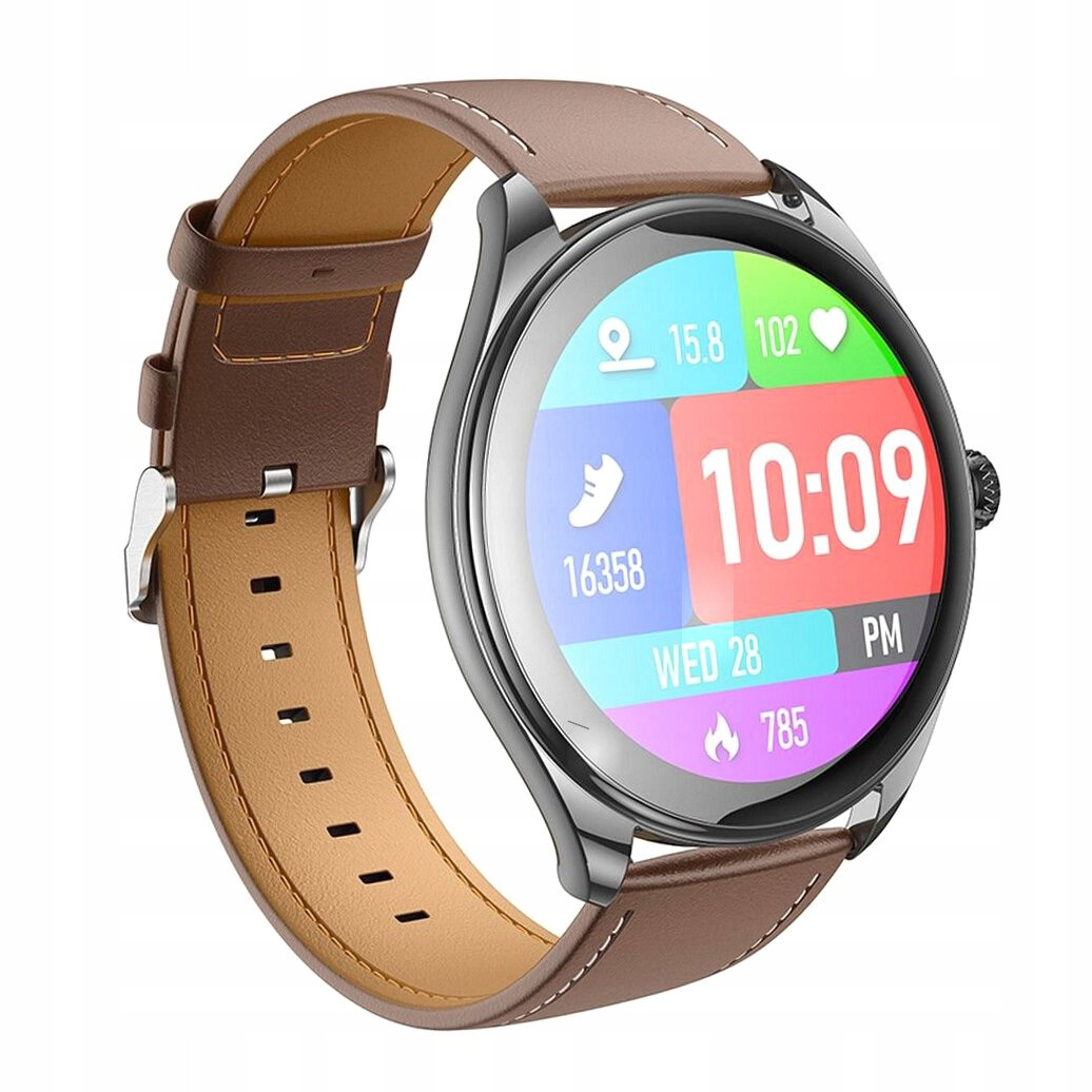 Hoco chytré hodinky s funkcí hovoru Amoled Y22 černé