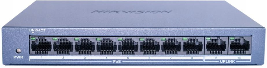 Switch Poe DS-XS0110-P 8PORTOVÝ Hikvision