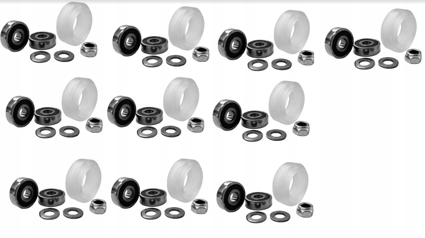 10 x Sada: Váleček V-slot Xtreme Solid V Wheel Kit