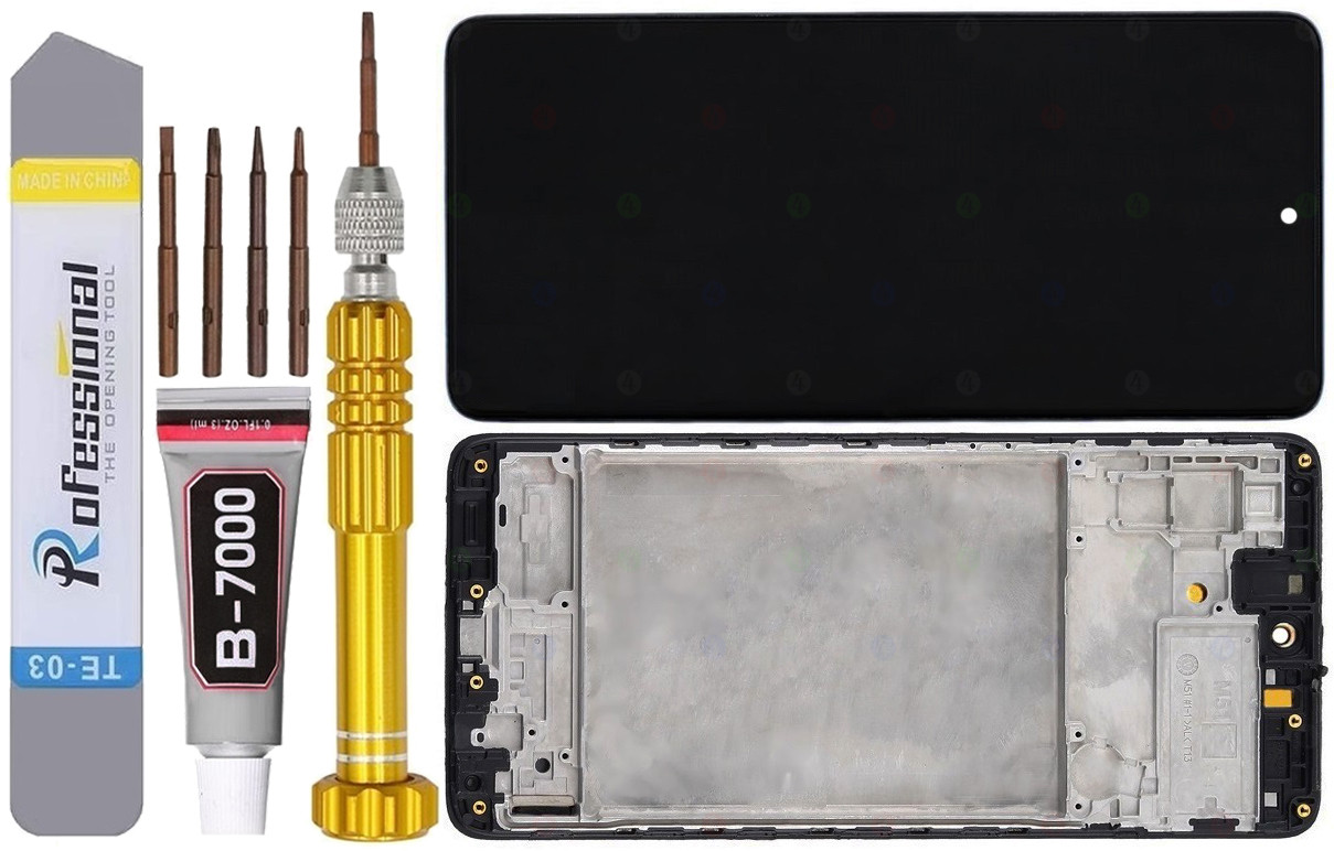 Displej Pro Samsung Galaxy M51 M515 M515F Oled LCD +rámeček