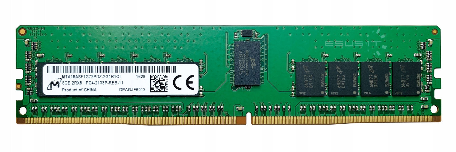 Ram Micron 8GB DDR4 Reg MTA18ASF1G72PZ-2G1