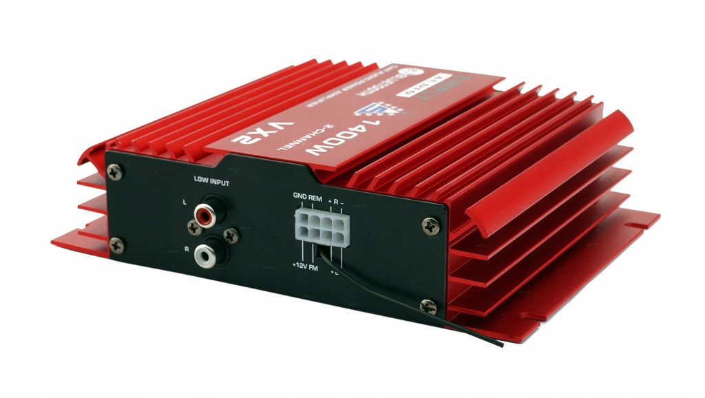 Simply Audio VX2 zesilovač do auta 2 kanály Usb Sd Bluetooth Dálkové ovládání