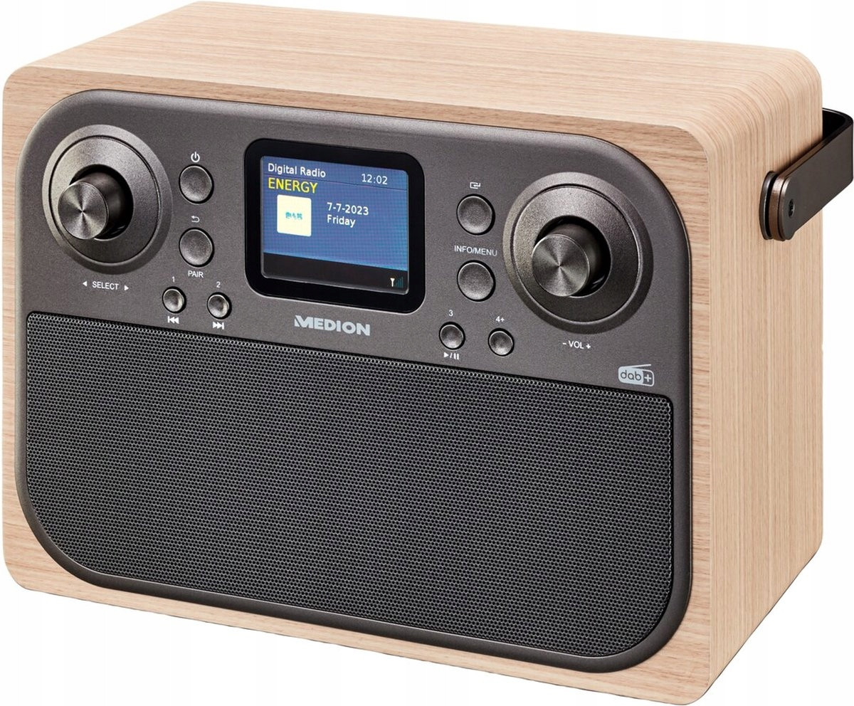 Rádio Medion P66700 Dab+ Fm Tft displej Bluetooth Aux