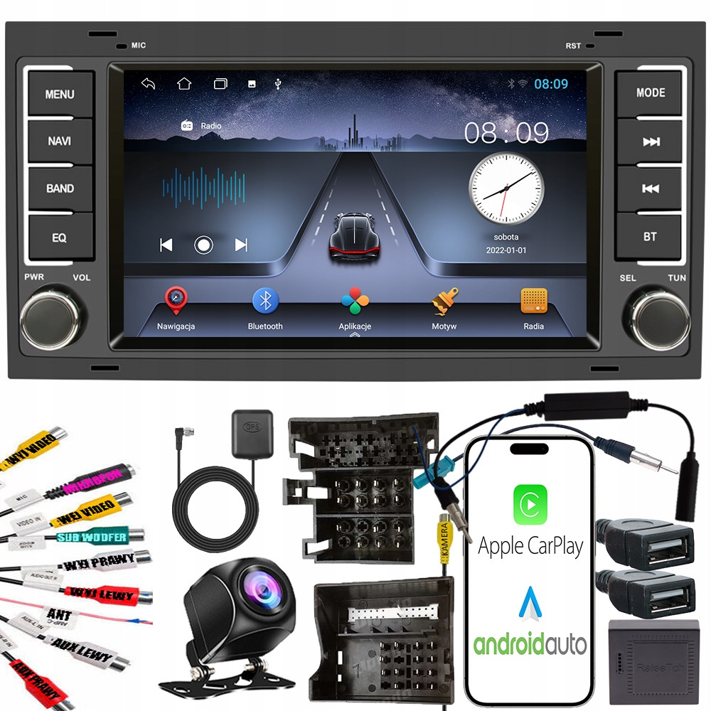 Android 2+32 Gb Vw Multivan T5 Touareg Car Play Android A