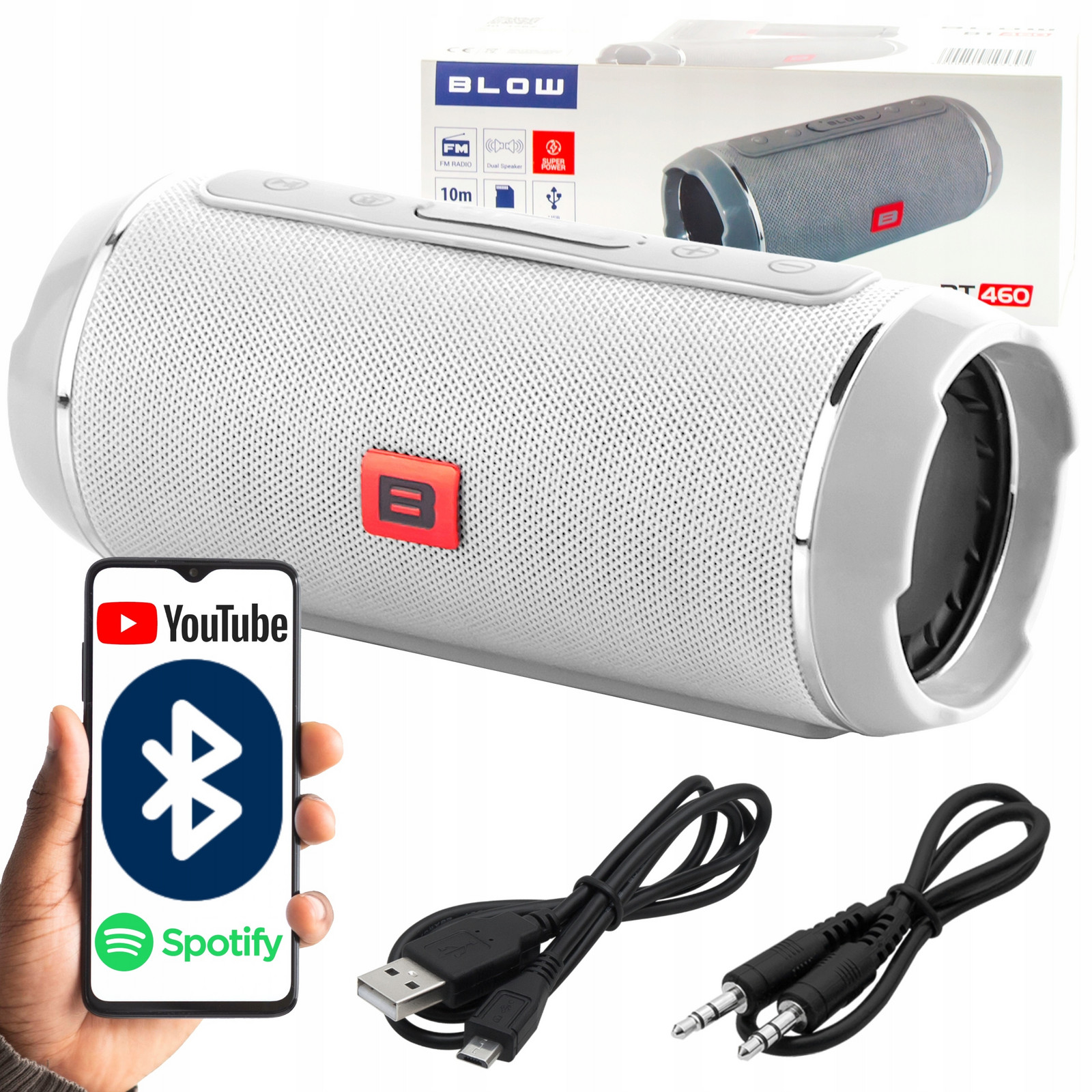 Bezdrátový Bluetooth Reproduktor Blow BT460 20W Fm Rádio 4 Reproduktory Usb Sd