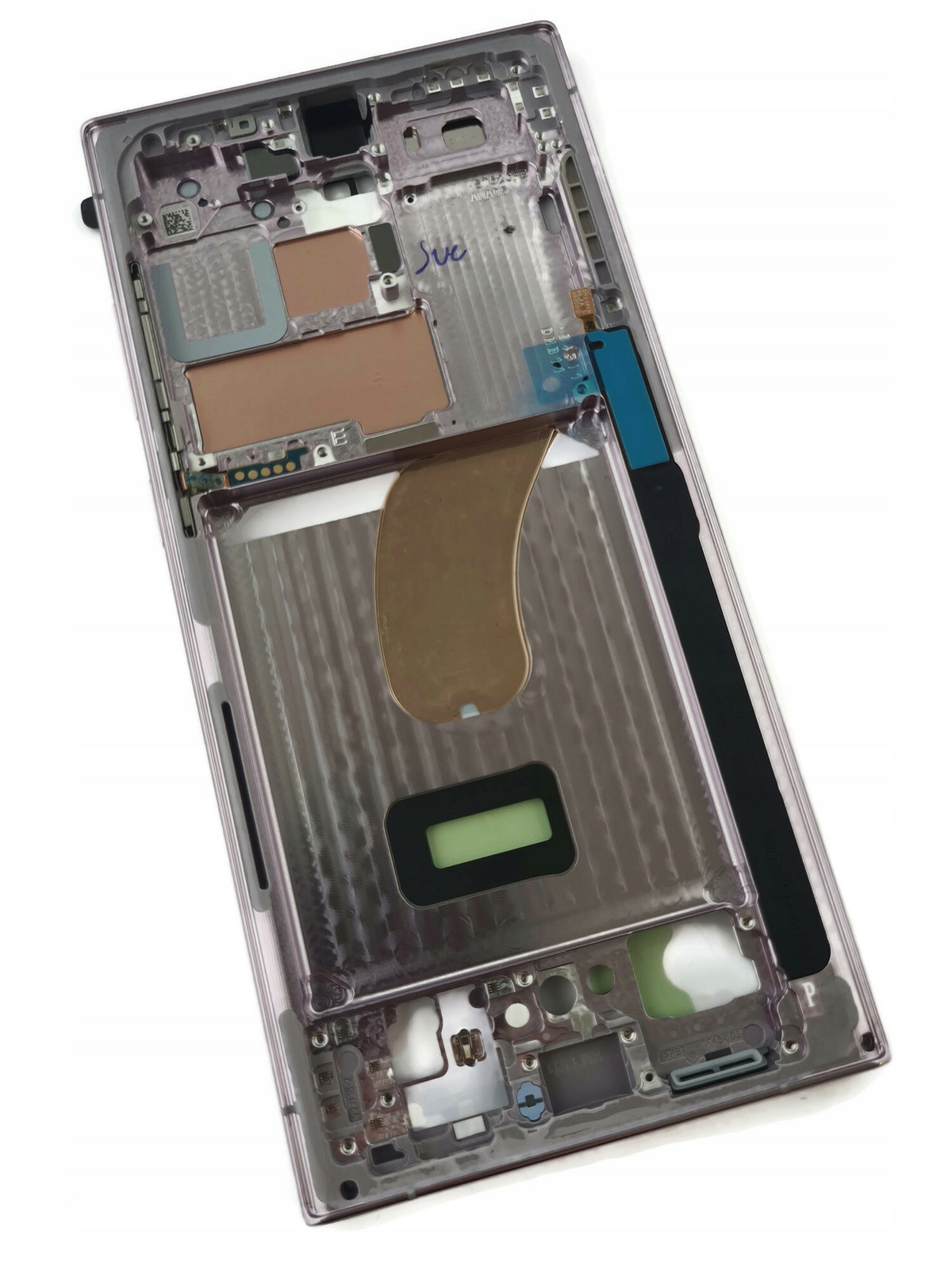 Org Tělo rámeček kryt pro Samsung Galaxy S23 Ultra (SM-S918), levandulová