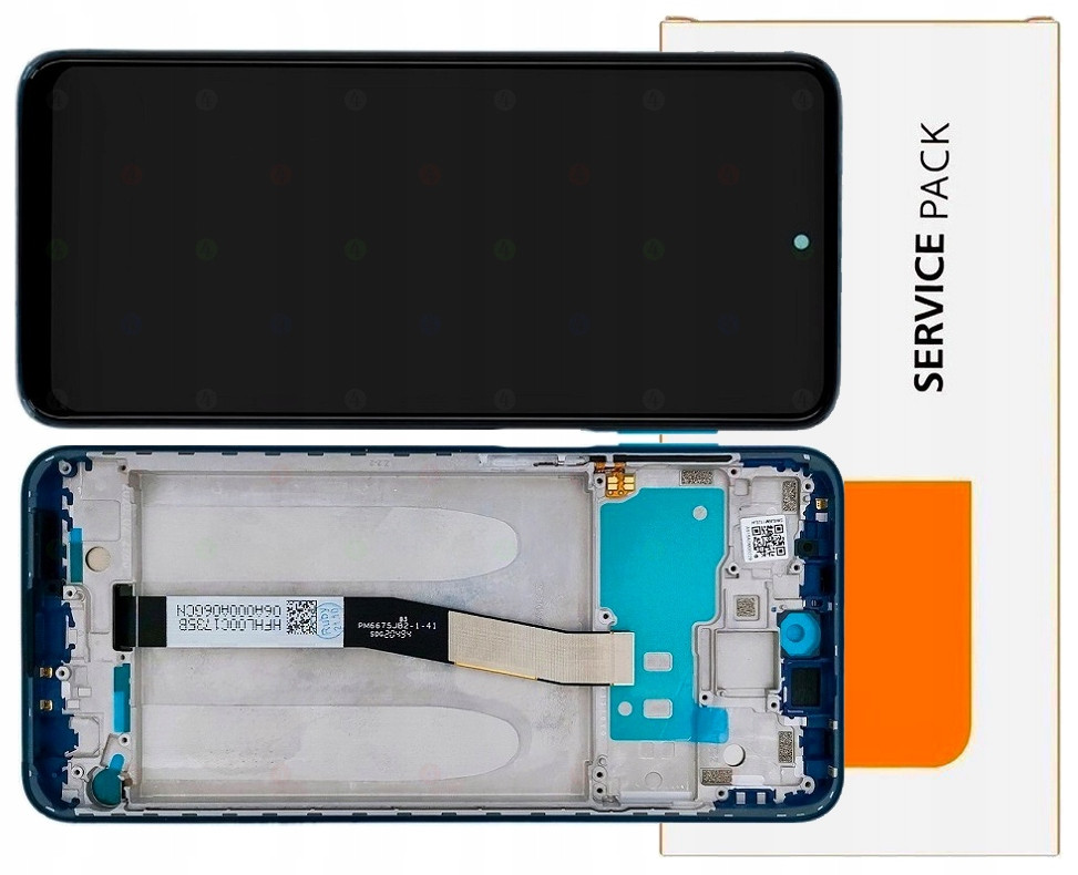 Displej Pro Xiaomi Redmi Note 9 Pro Originál LCD +rámeček Blue