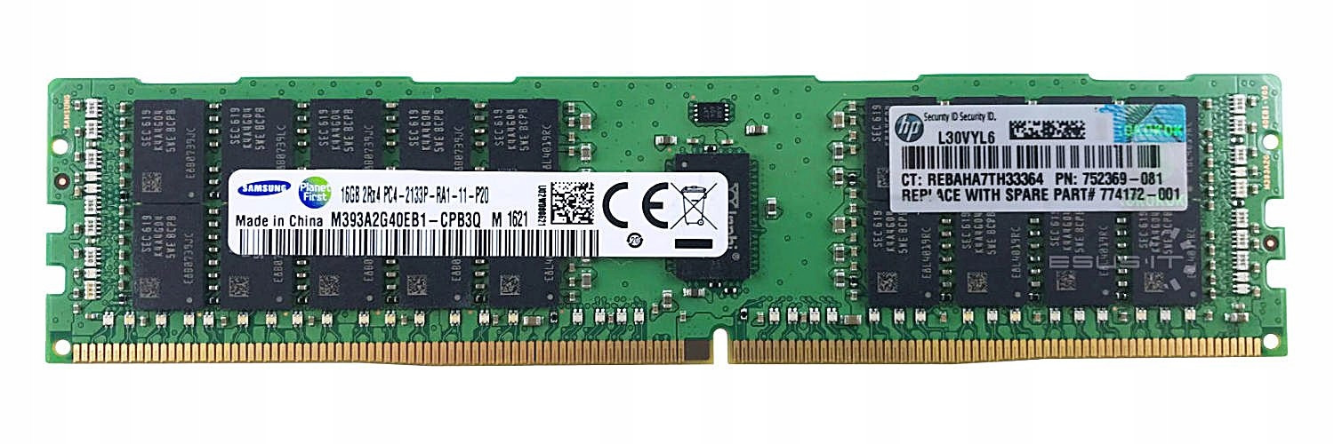 Ram Samsung 16GB DDR4 Reg 726719-B21 752369-081