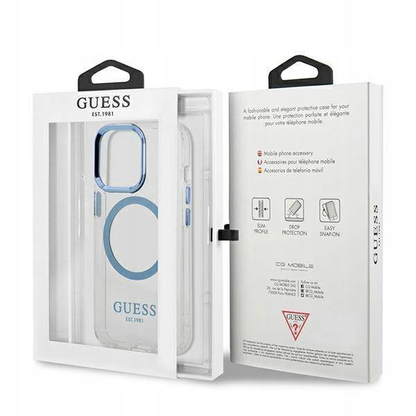 Pouzdro pro iPhone 13 Pro 13 Guess GUHMP13LHTRMB 6,1