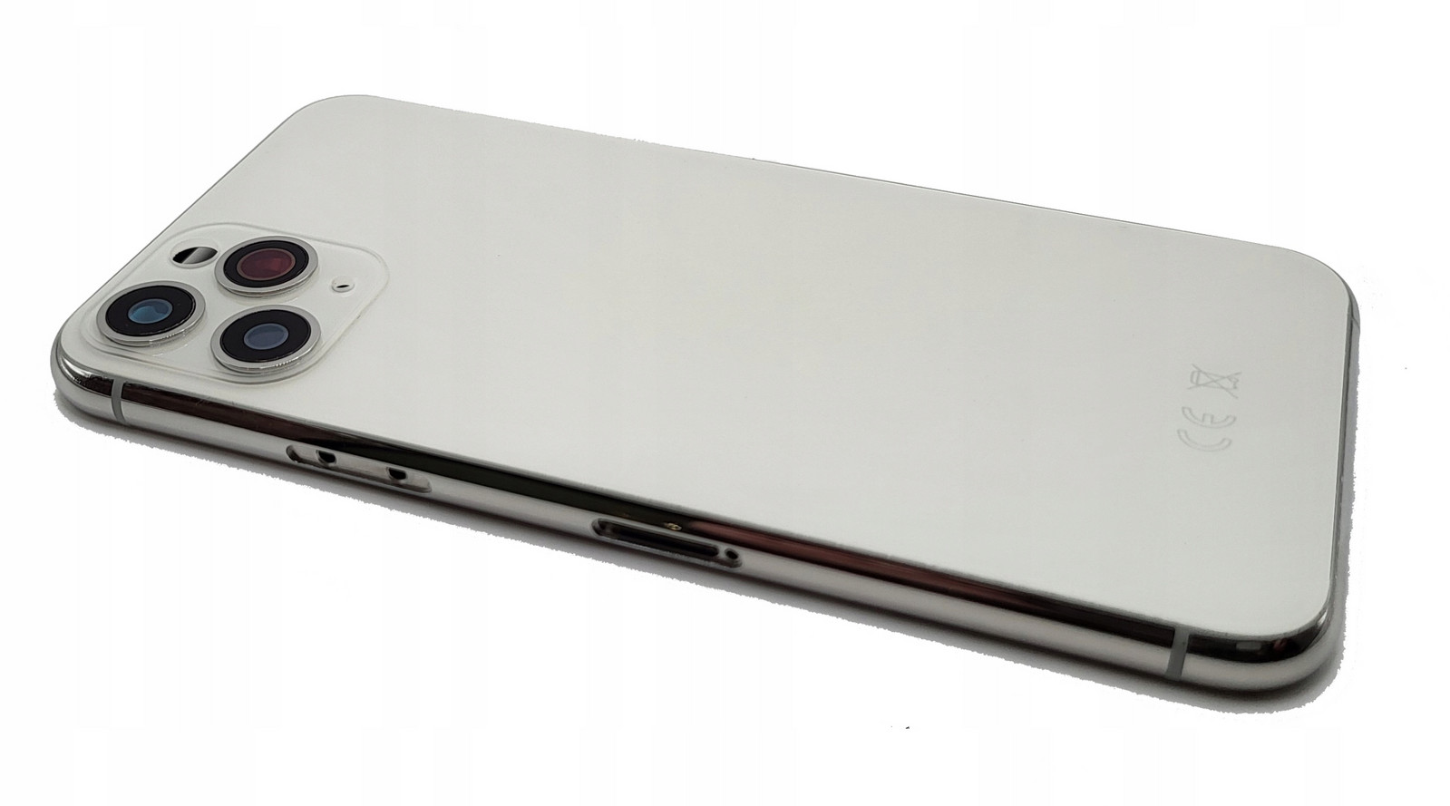 Kryt Panel Zadní Tělo Rámeček Pro Apple Iphone 11 Pro Max Stříbrná Bílá