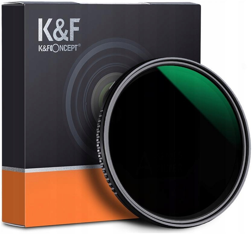 Nd filtr 8-2000 šedý 82mm Nastavitelný Fader MC Nano A K&f ND8-ND2000