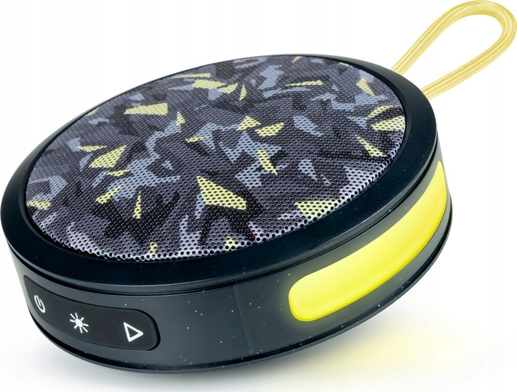 Big Ben Bluetooth reproduktor Party Nano podsvícení 15W Camo Černá Žlutá