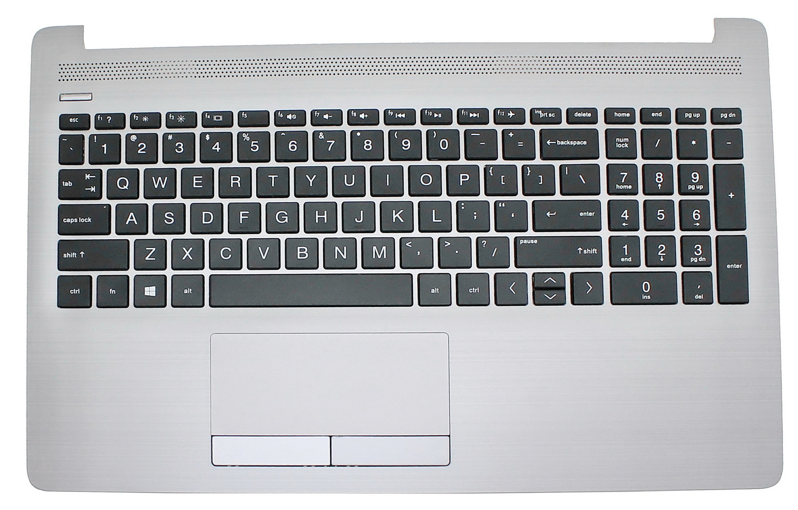 Palmrest Klávesnice Pro Hp 250 255 G7 15-DB 15-DA TPN-C135 TPN-C136 Silver