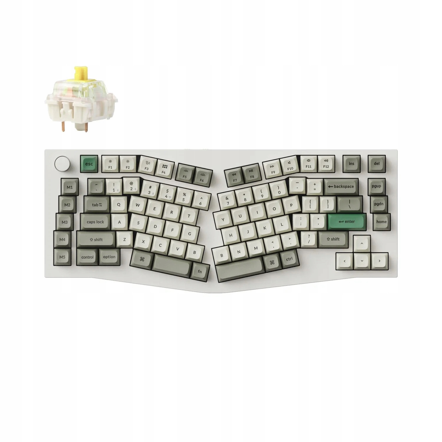 Keychron Q10 Max Bezdrátová Mechanická Klávesnice, Alice Layout Q10M-P4