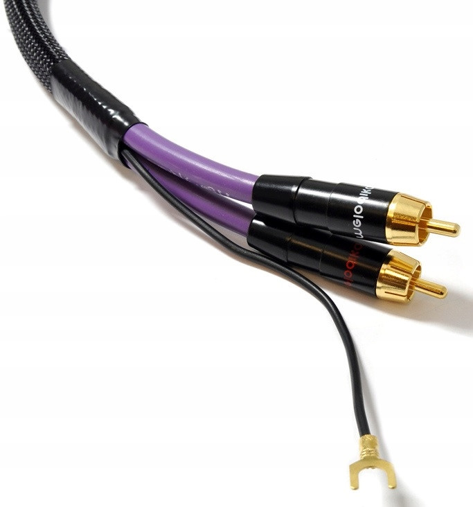 2xRCA kabel ke gramofonu 1,5m HiFi Melodika Mdph