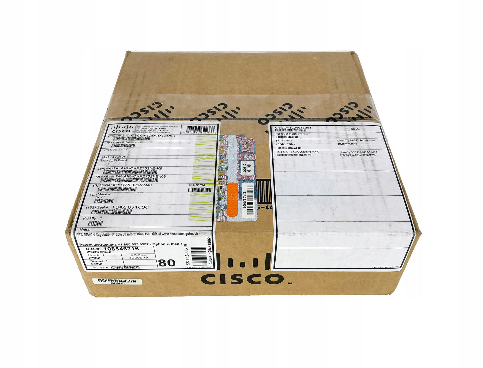 Nový dvoupásmový přístupový bod Cisco AIR-CAP2702I-E-K9 802.11ac