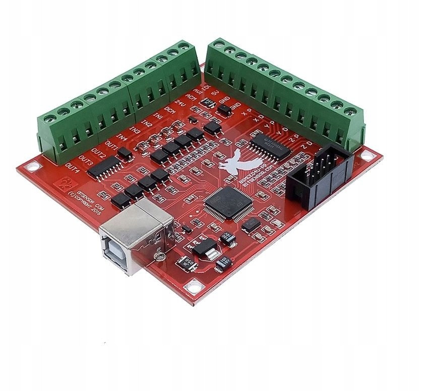 Cnc driver Mach 3 Usb 4 osy 100kHz základní deska pro Cnc