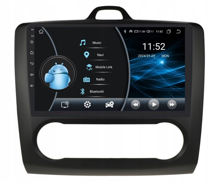 Navigace Rádio 2DIN Android Ford Focus MK2 2 II 2/32 Gb Dsp Carplay Lte