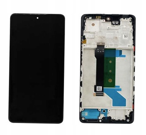 Org LCD displej Xiaomi Redmi Note 12 Pro+ Plus Černý (black) S Rámečkem