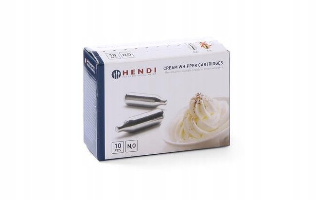 Náboje Do Sifonu Na Šlehačku S Plynem N2O 50 Ks Hendi 586907