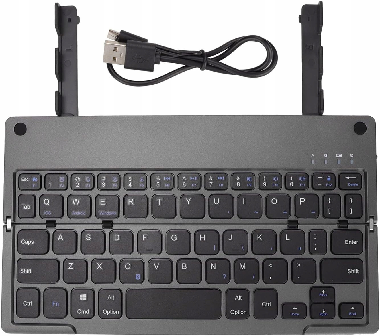 Bezdrátová Klávesnice Skládací Přenosná Bluetooth Skládací B048 Kabel