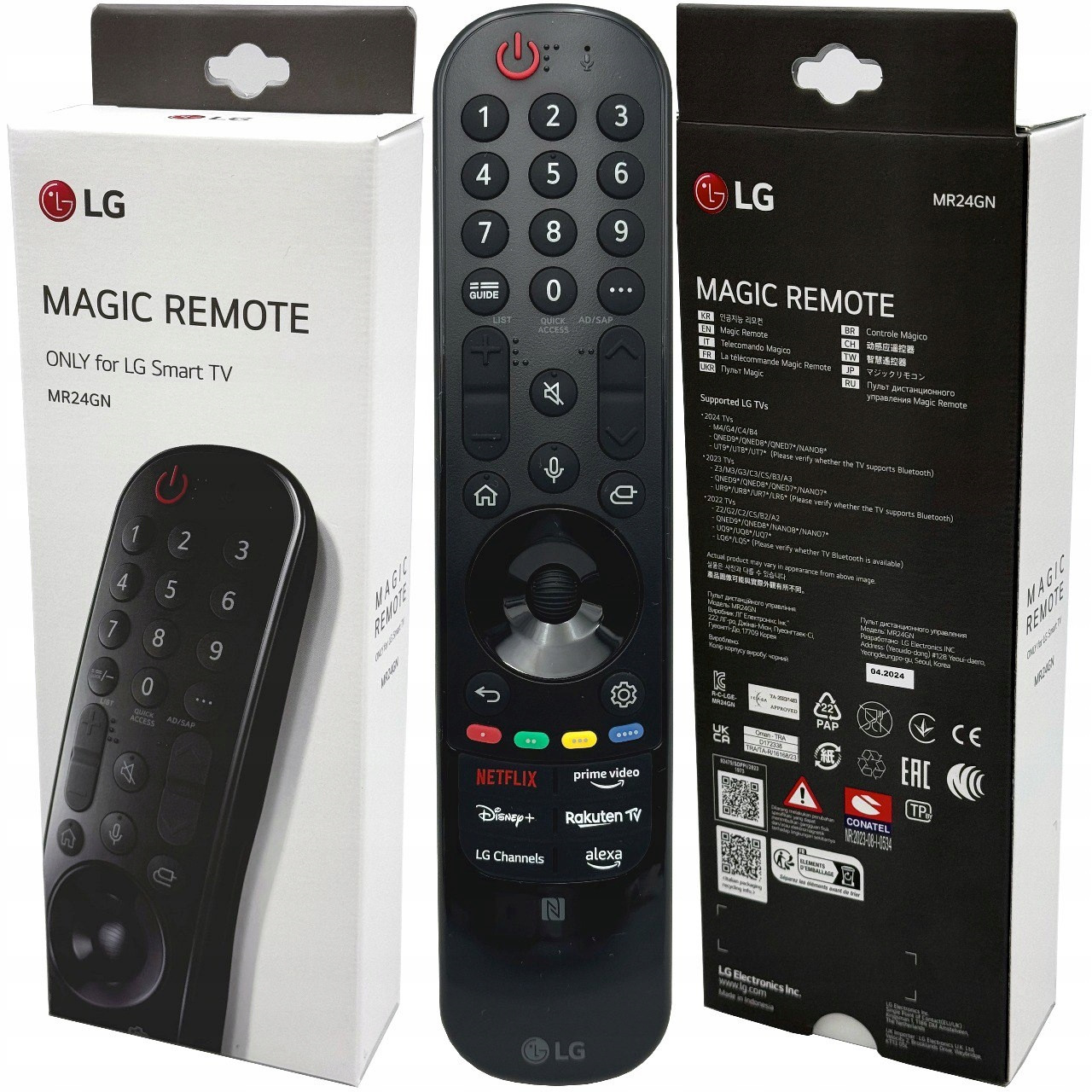 Dálkový Ovladač Magic Lg MR24GN Kompatibilní S Tv Lg 2024 2023 2022