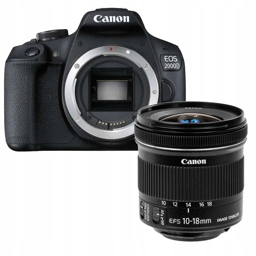 Set Canon 2000D 10-18 Stm