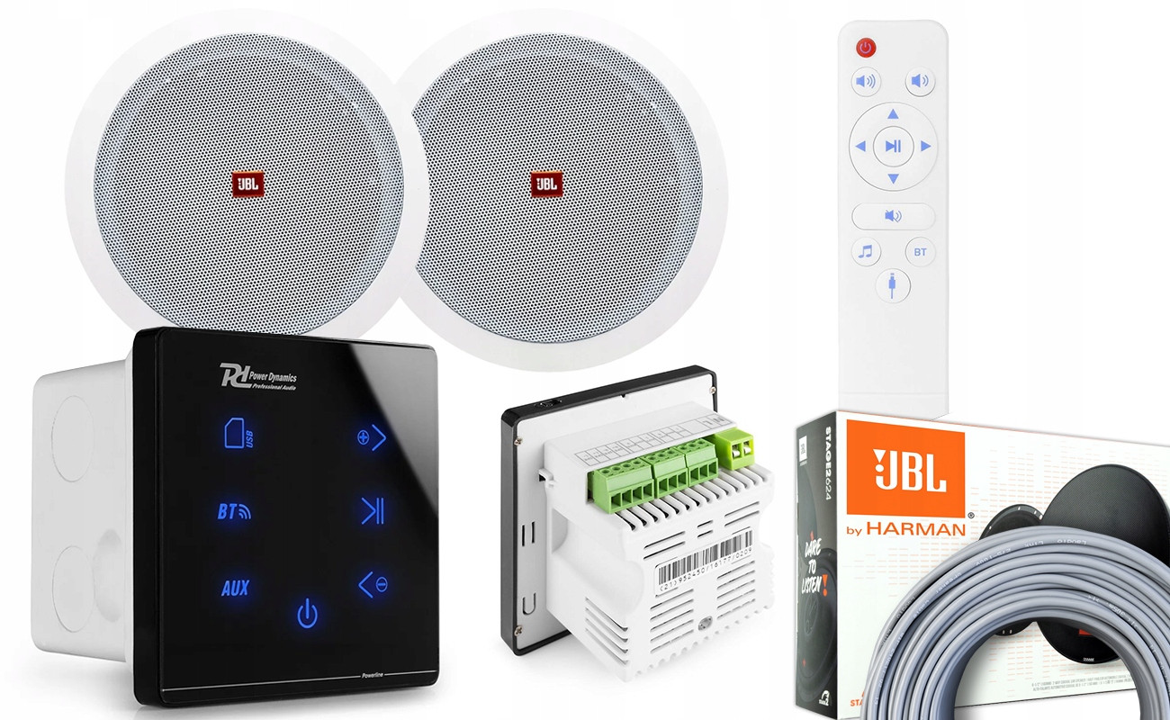 Jbl Stropní nástěnný reproduktor Bílý 4 ohm