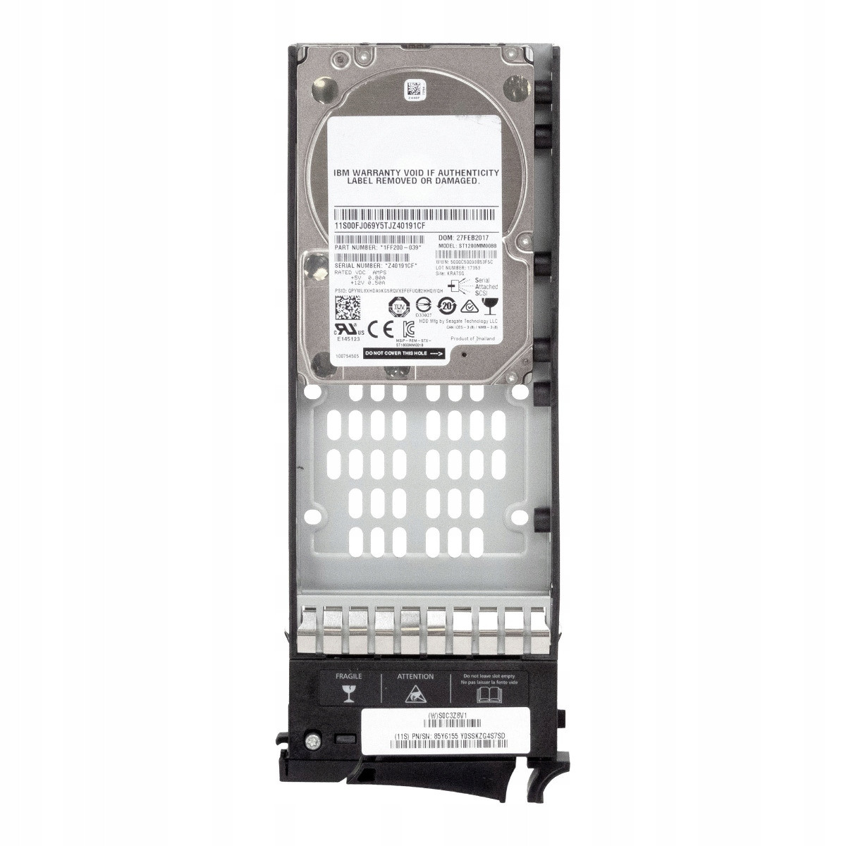 Ibm 85Y6156 1,2TB 10K 128MB SAS-3 2,5'' HUC101212CSS600