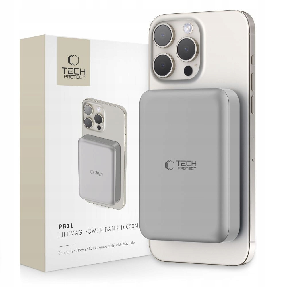 Magnetická Power Banka Powerbanka Qi Na Magsafe 10000MAH 15W Usb-c Pro Iphone