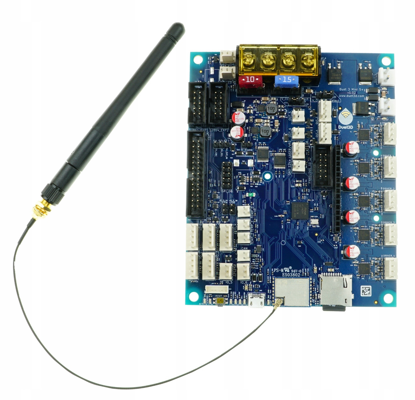 Základní deska Ovladač Duet 3 Mini 5+ Wifi v1.02