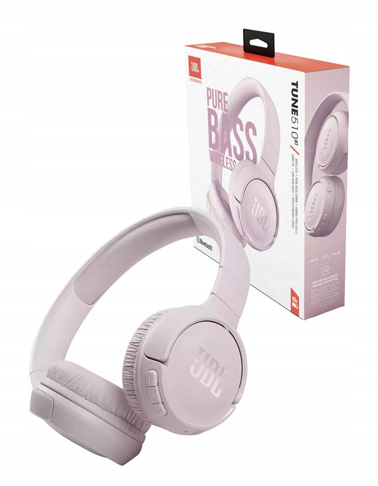 Sluchátka Přes Uši Jbl Tune 510BT Pink Růžová