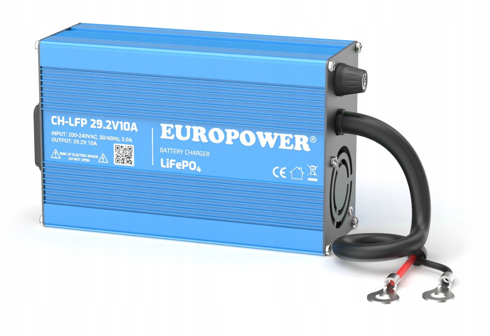 Nabíječka Usměrňovač Lithiových Lfp Baterií 25,6V 10A LiFePO4 Europower