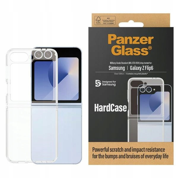 Pouzdro PanzerGlass pro Galaxy Z Flip6 průhledný obal pevný cover case