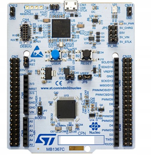 NUCLEO-64 L073RZ startovací sada s STM32L073RZT6