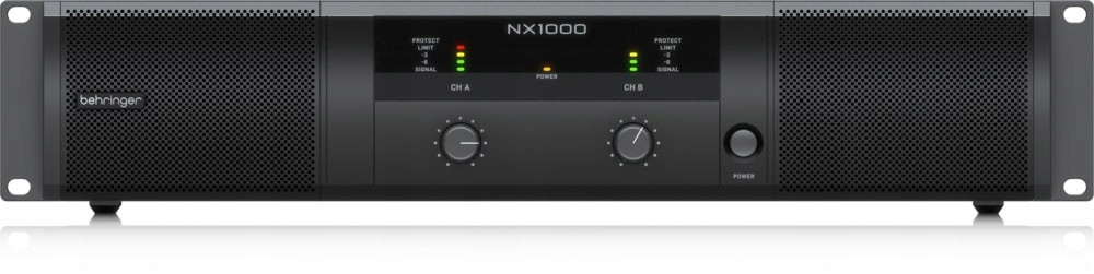 Behringer NX1000 výkonový zesilovač 1000W ve třídě D.