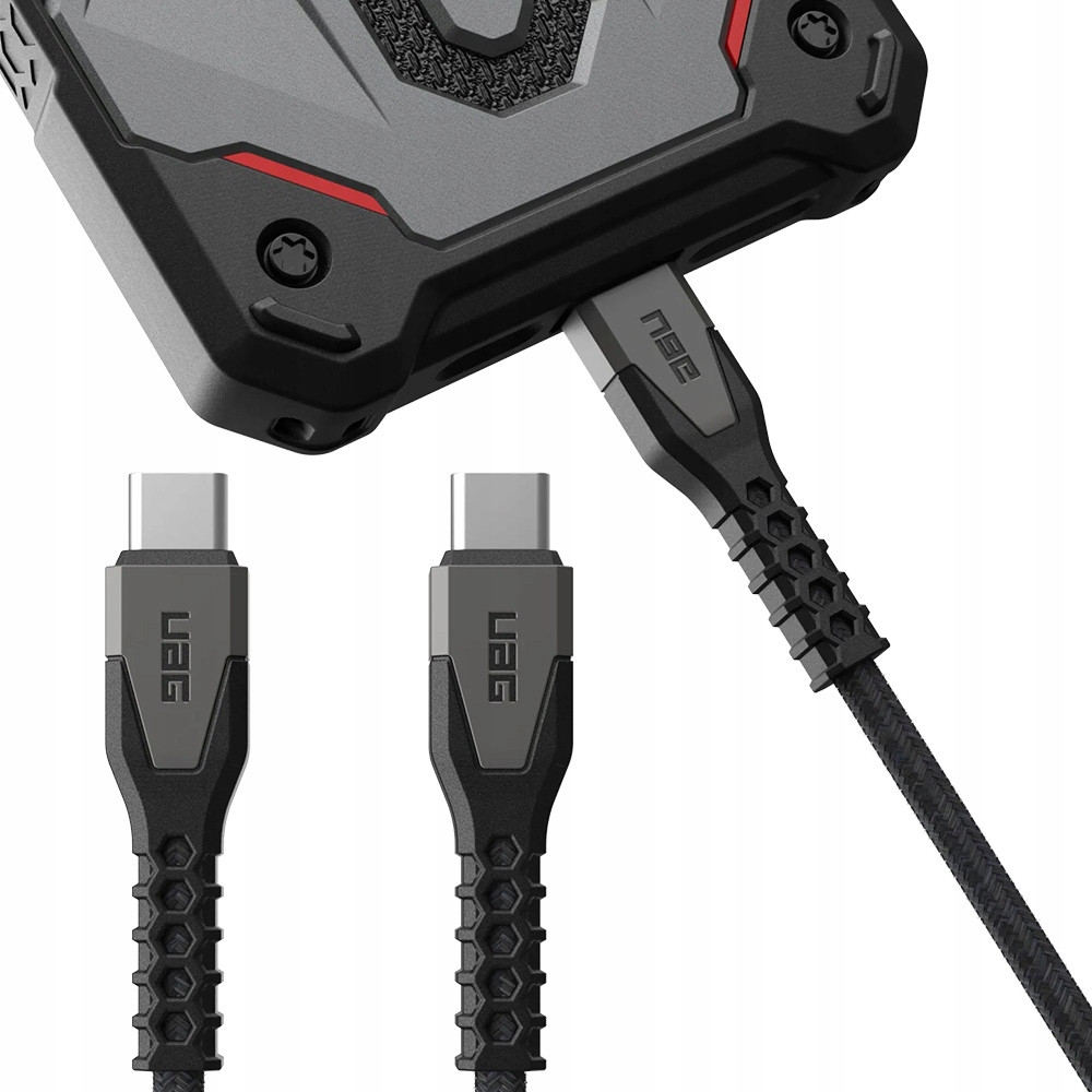 Vysokorychlostní kabel Usb-c 60W, Pd opletený z nylonu, odolný, silný kabel Uag