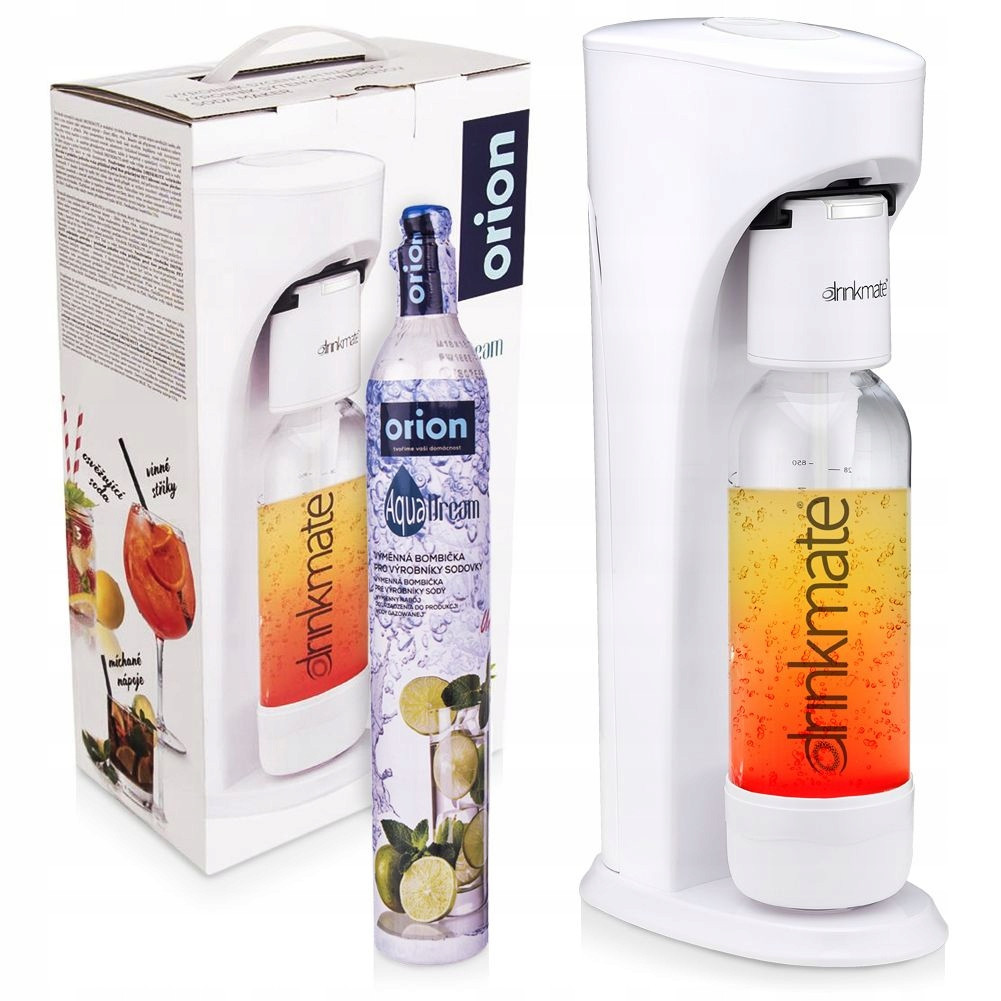 Saturátor Aquadream sifon láhev na perlivé zplyňování vody bombička