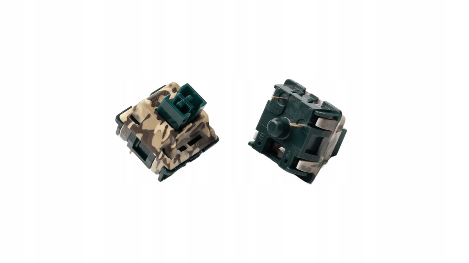 Keychron Camo Switch pro Klávesnici, Linear 3-Pin MX Stem Green 110 ks