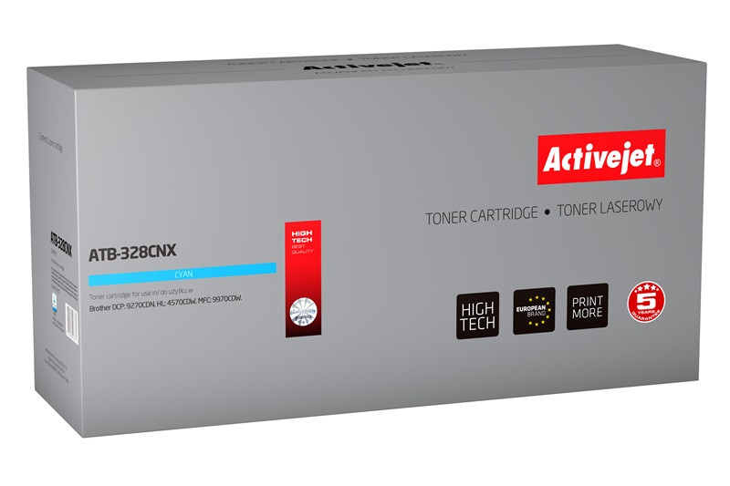 Toner ActiveJet pro Brother TN-328C new ATB-328CNX modrý (cyan)